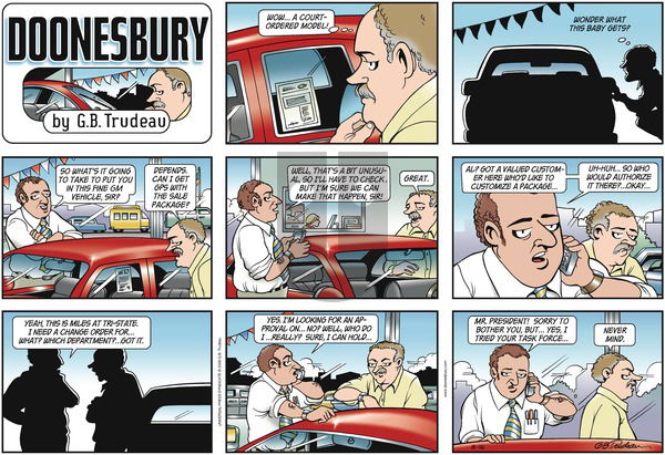 Doonesbury on Sunday August 16, 2009 Comic Strip