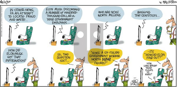 Mike du Jour on Sunday April 27, 2025 Comic Strip