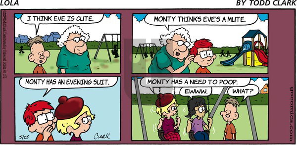 Lola on Sunday May 25, 2014 Comic Strip