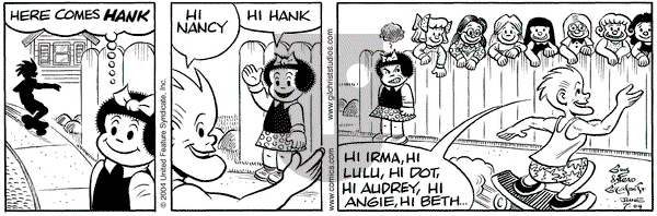 Nancy on Monday June 7, 2004 Comic Strip