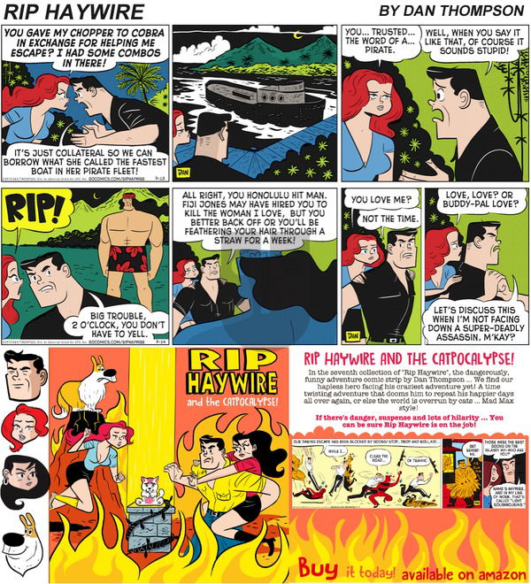 Rip Haywire on Sunday November 5, 2017 Comic Strip