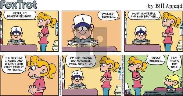 FoxTrot on Sunday April 7, 2019 Comic Strip