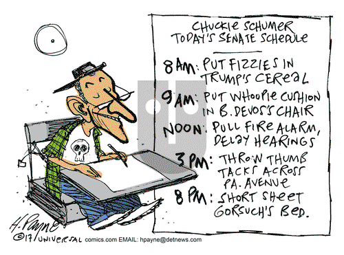 Henry Payne on Tuesday February 14, 2017 Comic Strip