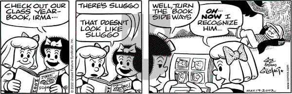 Nancy - Tuesday May 14, 2002 Comic Strip