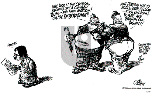 Pat Oliphant on Friday May 10, 1985 Comic Strip