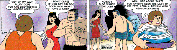Alley Oop on Saturday November 27, 2010 Comic Strip