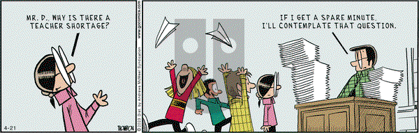 Grand Avenue on Friday April 21, 2023 Comic Strip