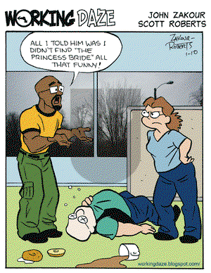 Working Daze on Saturday January 10, 2009 Comic Strip