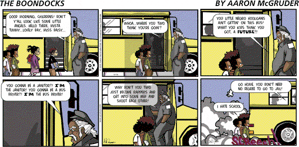 The Boondocks on Sunday April 21, 2013 Comic Strip