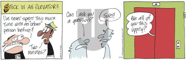 The Knight Life - Thursday November 21, 2013 Comic Strip