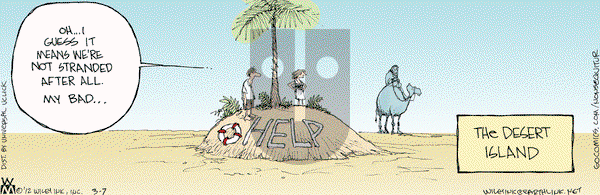 Non Sequitur on Wednesday March 7, 2012 Comic Strip