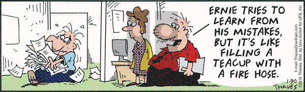Frank and Ernest on Friday January 30, 2015 Comic Strip