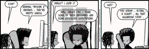 The Boondocks on Tuesday December 22, 2009 Comic Strip