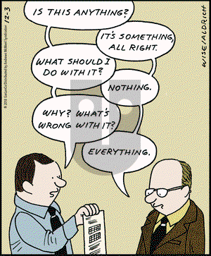 Real Life Adventures on Monday December 3, 2018 Comic Strip