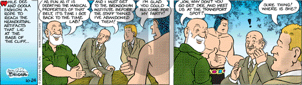 Alley Oop on Friday October 24, 2008 Comic Strip