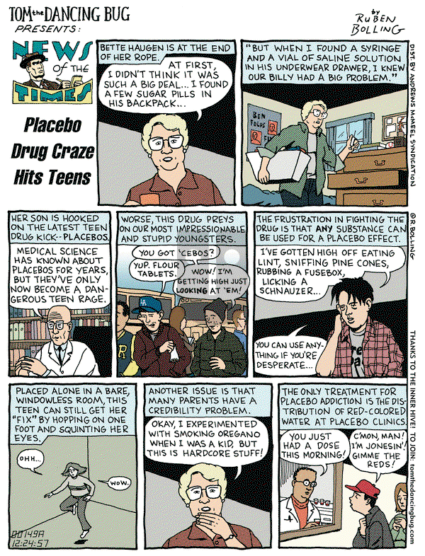 Tom the Dancing Bug on Friday January 1, 2021 Comic Strip