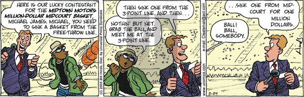 Cleats on Thursday March 24, 2005 Comic Strip