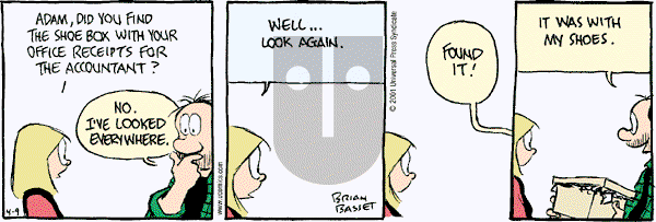 Adam@Home on Monday April 9, 2001 Comic Strip