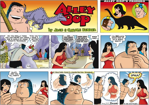 Alley Oop on Sunday March 25, 2012 Comic Strip