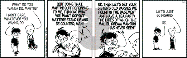 Cow and Boy Classics on Friday May 23, 2008 Comic Strip