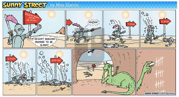 Sunny Street on Friday July 12, 2013 Comic Strip