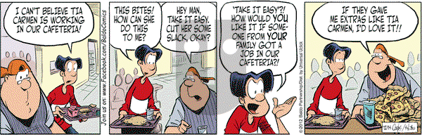 Baldo on Friday December 14, 2012 Comic Strip