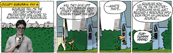 Over the Hedge on Saturday October 29, 2011 Comic Strip