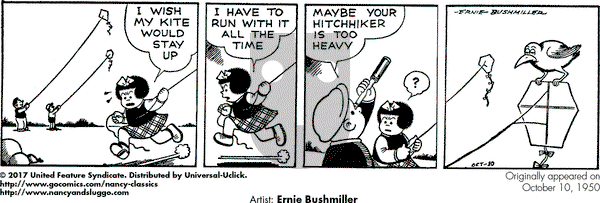 Nancy Classics on Tuesday October 10, 2017 Comic Strip