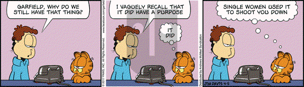 Garfield on Wednesday April 5, 2017 Comic Strip