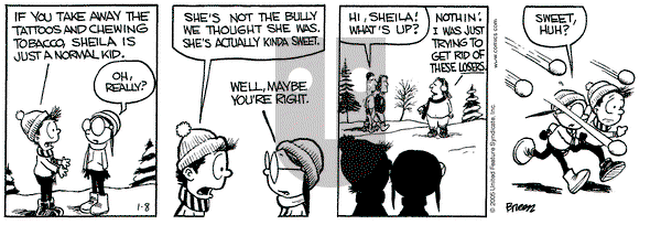 Grand Avenue on Saturday January 8, 2005 Comic Strip