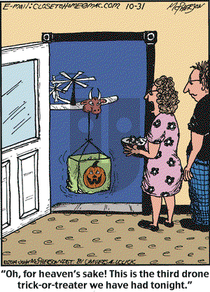 Close to Home on Friday October 31, 2014 Comic Strip