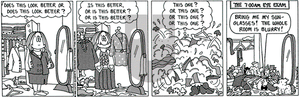 Cathy Classics on Friday March 10, 1995 Comic Strip