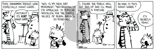 Calvin and Hobbes on Thursday February 20, 1992 Comic Strip