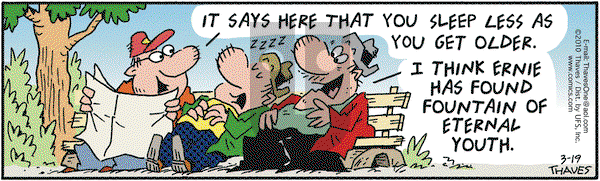 Frank and Ernest on Friday March 19, 2010 Comic Strip