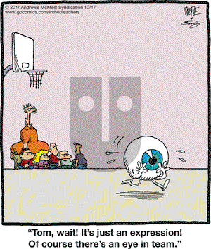 In the Bleachers on Tuesday October 17, 2017 Comic Strip