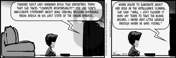 The Boondocks on Tuesday March 15, 2011 Comic Strip
