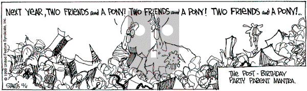 The Buckets on Sunday April 2, 2000 Comic Strip