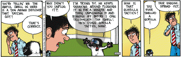 Get Fuzzy on Thursday August 1, 2013 Comic Strip