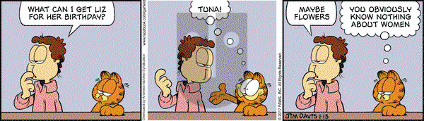Garfield on Friday January 13, 2017 Comic Strip