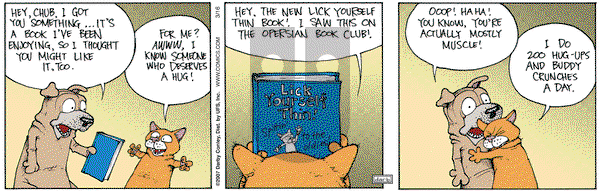 Get Fuzzy on Friday March 16, 2007 Comic Strip