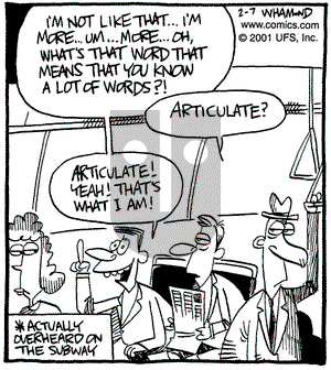 Reality Check on Wednesday February 7, 2001 Comic Strip