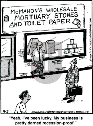 Close to Home on Friday April 3, 2009 Comic Strip