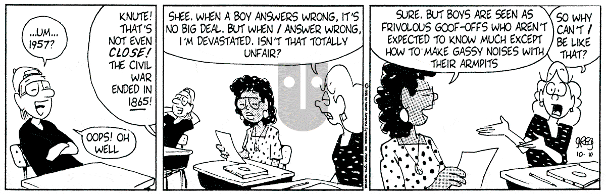 Luann - Tuesday October 10, 1995 Comic Strip