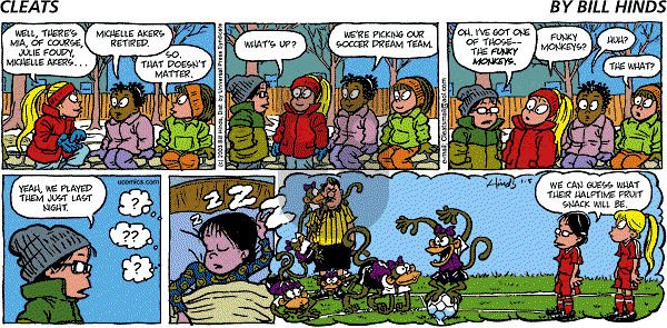 Cleats - Sunday January 5, 2003 Comic Strip