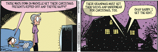 Grand Avenue on Saturday December 20, 2008 Comic Strip
