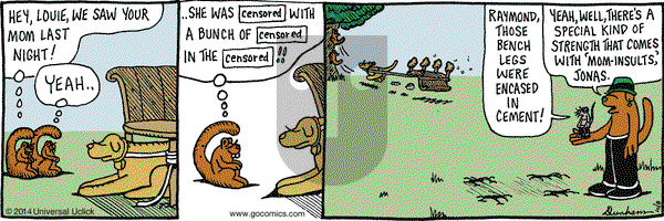 Overboard on Wednesday October 8, 2014 Comic Strip
