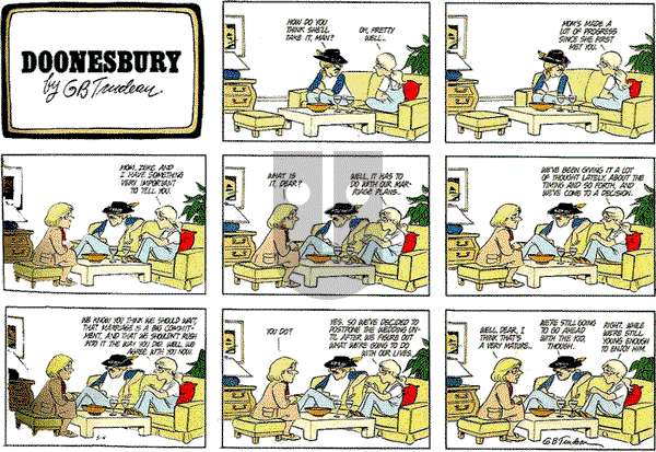 Doonesbury on Sunday May 4, 1980 Comic Strip
