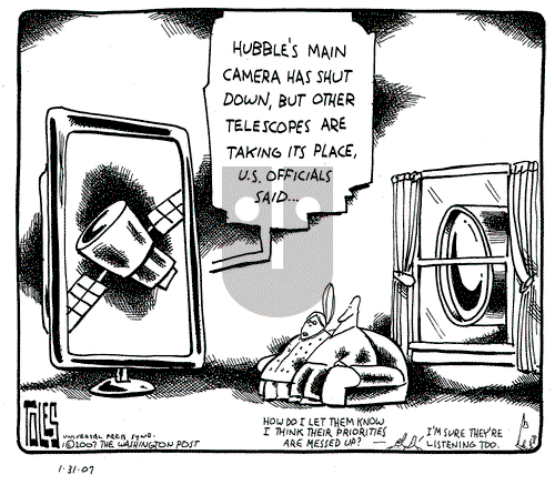 Tom Toles on Wednesday January 31, 2007 Comic Strip