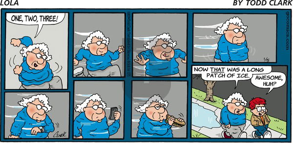 Lola on Sunday January 5, 2014 Comic Strip