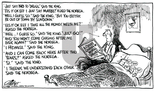 Pat Oliphant on Friday May 13, 1988 Comic Strip